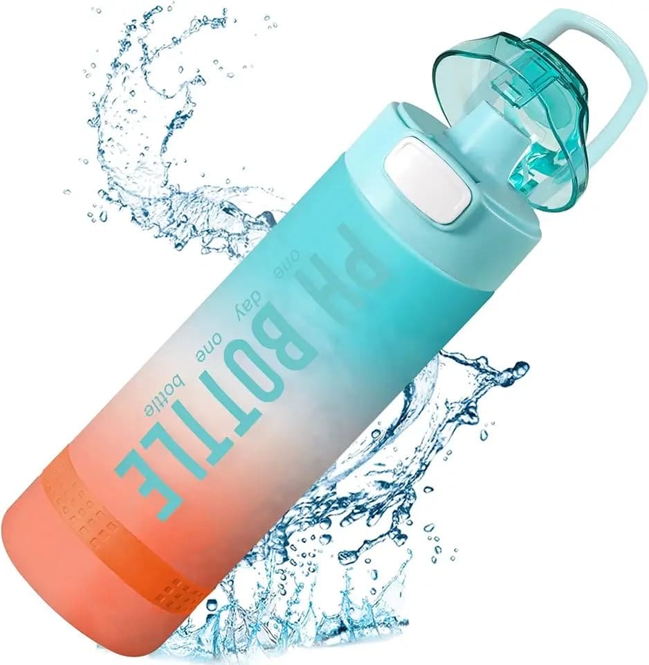 1L PH Water Bottle, Portable Gym Fitness Durable Sport Drinking Bottle, Unbreakable Water Bottle, Recyclable Plastic Drinking Bottle, Large Capacity Water Dispenser Bottle 1L PH Water Bottle, Portable Gym Fitness Durable Sport Drinking Bottle, Unbreakable Water Bottle, Recyclable Plastic Drinking Bottle, Large Capacity Water Dispenser Bottle